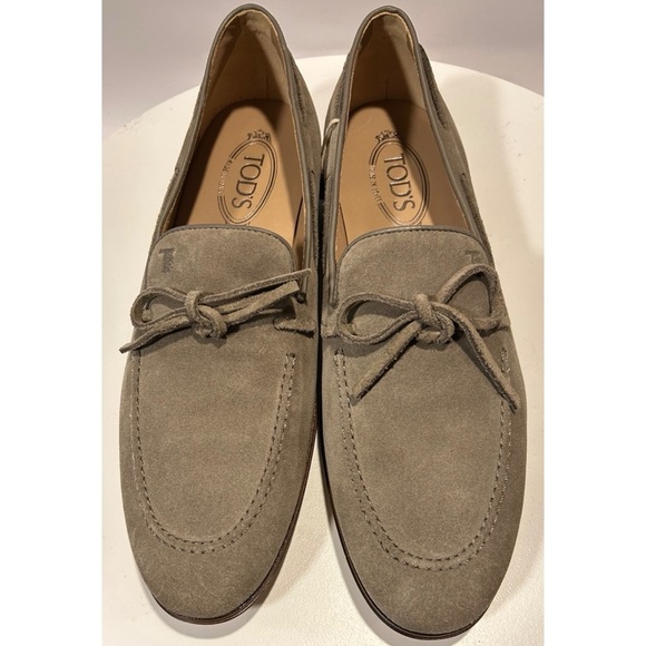 TOD'S Men’s Suede Loafers, NWT W/Box & Dust Bag - Picture 2 of 10
